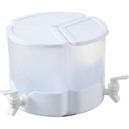 Rotatable Drink Dispenser Beverage Container Fridge Cold Kettle Beverage Dispenser Beer Wine Bucket For Home Party Bar Supplies