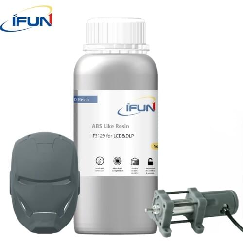 IFUN ABS-Like Resin 3D Printer Resin LCD UV-Curing Resin 405nm ABS-Like Standard Photopolymer Resin for LCD 3D Printing