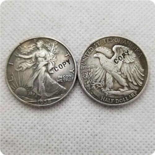 USA 1938-D Walking Liberty Half Dollar COIN COPY commemorative coins-replica coins medal coins collectibles