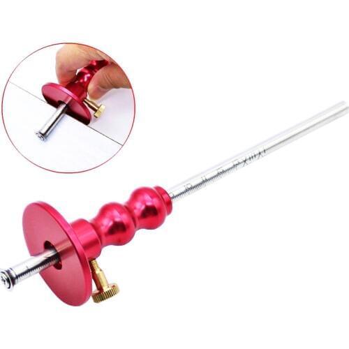 Woodworking Scriber 0-130mm Mortise Gauge Tool Aluminum Alloy Wood Scribe Line Marking Gauge Carpenter Measuring Gauge