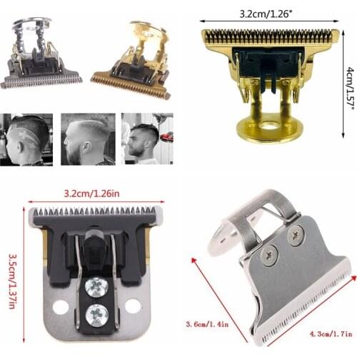 T-Shaped Hair Clipper Blade With Stand T9 Blade Trimmer Replacement Clipper Head
