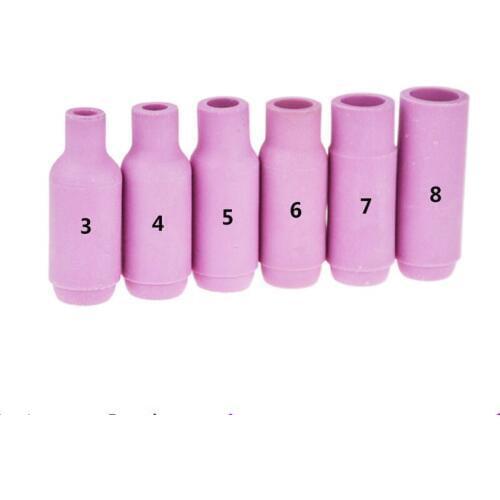 TIG Alumina Nozzles Shield Cup #3-8 Fit TIG Welding Torch Consumables SR PTA DB WP 17 18 26 Series