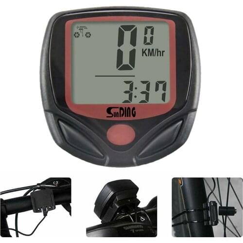 Bike Computer Digital LCD Large Screen Display Cycling Computer Waterproof MTB Bike Speedometer Odometer Bicycle Accessories