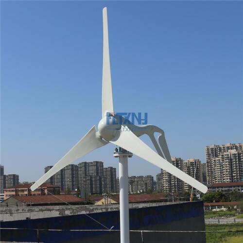 400w wind generator 12v AC with MPPT Charge controller 3 or 5 blades for streetlight garden lighting or home use efficiency