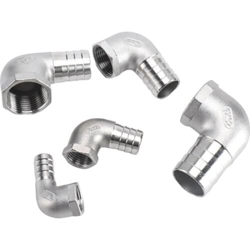 304 Stainless Steel Inner Wire Pagoda Elbow 90 Degree Female Thread Garden Water Pipe Fittings