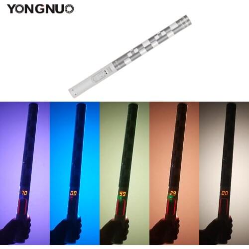 YONGNUO YN360II YN360 II 3200K-5500K Changeable RBG Colorful Handheld LED Video Light with Built-in 5200mAh Lithium Battery