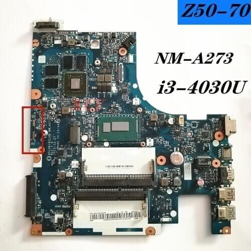 Z50-70 motherboard CPU i3-4030U for Lenovo notebook motherboard independent graphics card ACLUA/ACLUB NM-A273 100% test
