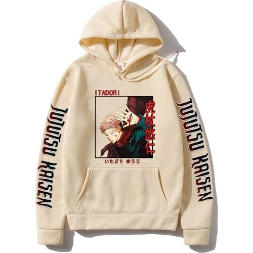 Funny Hoodies Jujustu Kaisen Unisex Pullovers Hoodies Sweatshirts Streetwear Men Tops