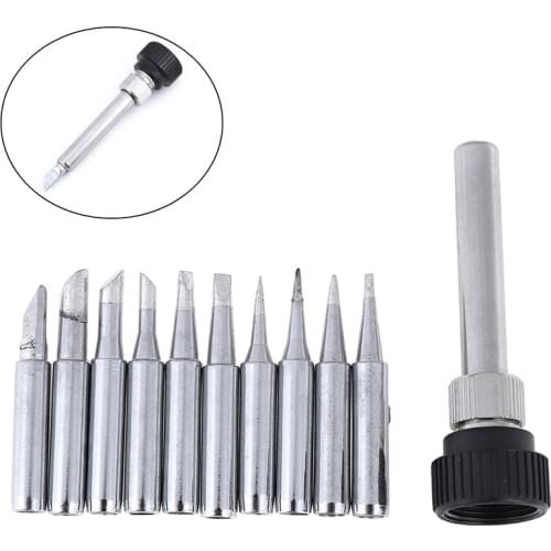 Pointed knife welding head Lead-free Soldering Iron Tips Solder Tip 900M-T For 936 Rework Soldering Station Tool casing