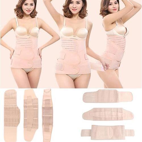 Women Elastic Breathable Postpartum Bandage For Pregnant Abdominal Girdle Band Athletic Belly For Waist Slimming Bandage
