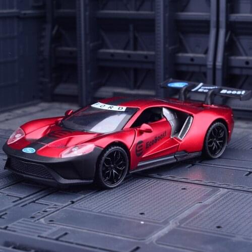 1:32 Ford GT Race Car Alloy Car Model Diecasts & Toy Vehicles 1/32 Car Model with Light & Sound Car Toys for Children