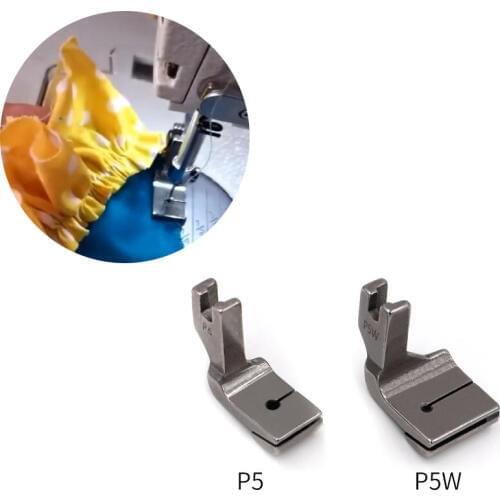 1 Piece Industrial Sewing Machine Flat Car Double Layer Wrinkle Presser Foot P5 P5W All Steel Wide And Narrow Wrinkle Presser Fo