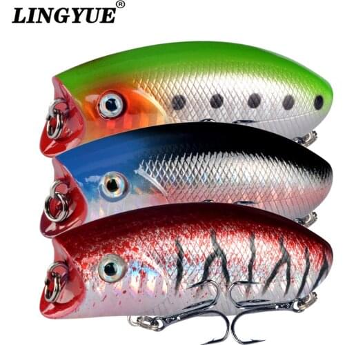 1PCS 10.4g/5.5cm Poppers Fishing lure top water pesca fish lures wobbler isca artificial hard bait Topwater poper