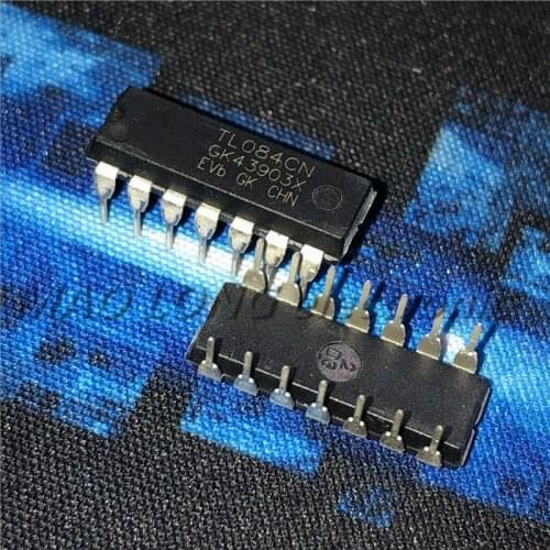 10PCS/LOT TL084CN DIP14 TL084 DIP 084CN DIP new and original IC In Stock