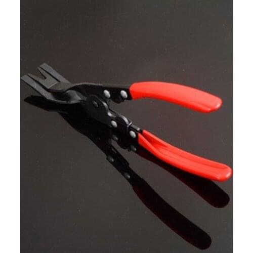 3pcs/Set Auto Car Door Panel Remover Clip Trim Auto Fastener Pliers Puller Tool Retaining Clip Remover Pry Bar Tool + Nylon Bag