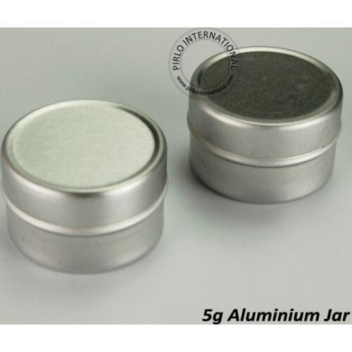Free Shipping! New Arrival Multi-purpose 5g Mini Aluminium Jars,Empty Metal Box,Lip Balm Containers,Practical Make Up Tools