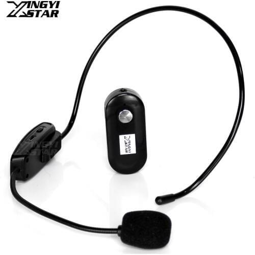 Mini Headworn Wireless Microphone Headset Mic Megaphone For Computer Teaching Karaoke System Speech Speaker Magic Sing Lectures