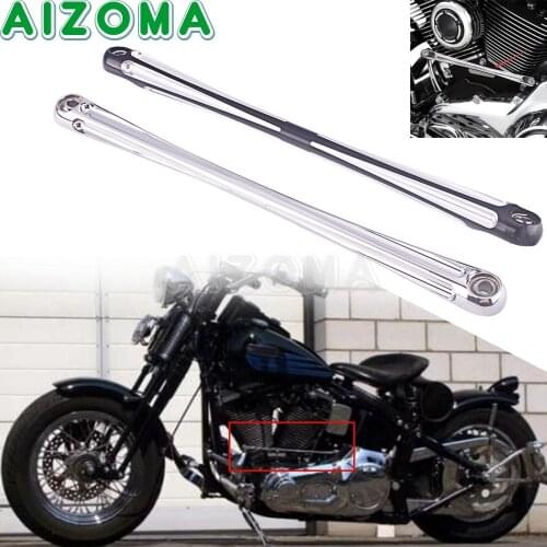 CNC Chrome/Black Motorcycle Gear Shift Lever Shift Linkage Shifter For Harley Touring Softail Street Glide Road King 1986-Up