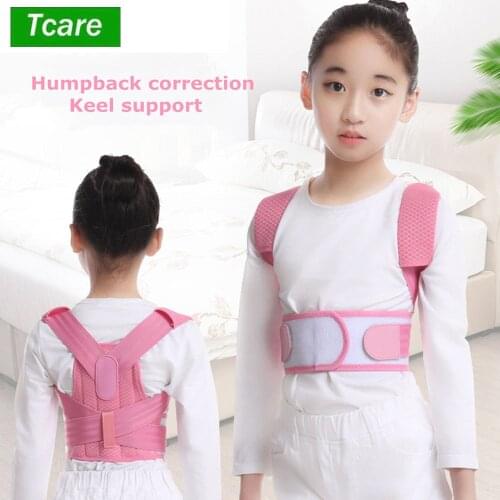 Tcare Kids Posture Corrector Adjustable and Relieves Upper Back Brace Clavicle Support Device Improve Posture Prevent Slouching