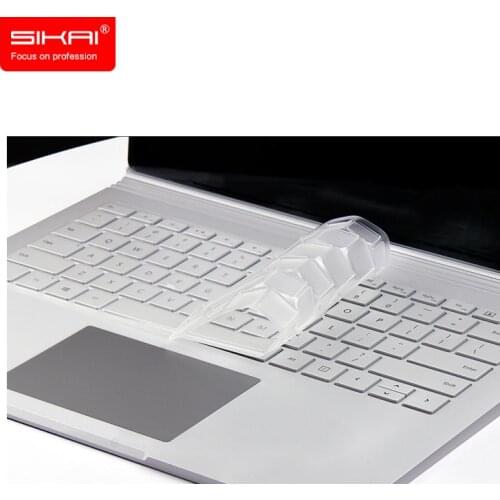 For Microsoft Surface Book 13.5'' Laptop Keyboard Waterproof Cover Film Washable Clear TPU Keyboard Cover For Surface Book