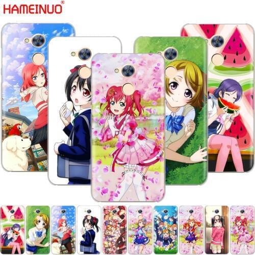 HAMEINUO Love live school idol diary Cover phone Case for Huawei Honor 10 V10 4A 5A 6A 7A 6C 6X 7X 8 9 LITE