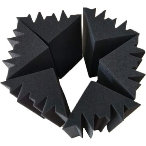 Quality 8 Pack Acoustic Panels Soundproofing Foam Acoustic Tiles Studio Foam Sound Wedges 12 x 12 x 24 cm