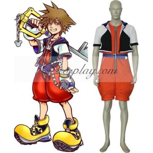 Kingdom Hearts 1 Sora Cosplay Costume E001