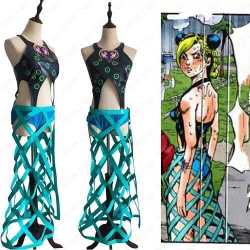 JoJos Bizarre Adventure Stone Ocean Jolyne Cujoh Kujo cosplay leather costume custom made