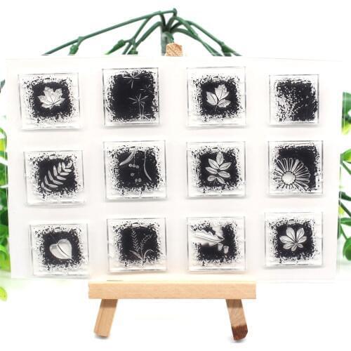 KSCRAFT Plants Transparent Clear Silicone Stamps for DIY Scrapbooking/Card Making/Kids Crafts Fun Decoration