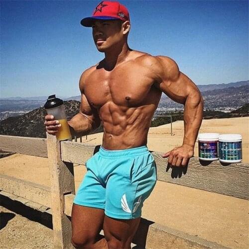 Summer Mens Cotton Shorts Gyms Fitness Bodybuilding Male Casual Joggers Workout Brand Short Pants Sweatpants
