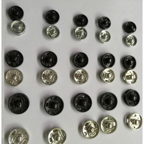 100pc Metal Press Studs Sewing Button Snap Fasteners Sewing Leather Craft Clothes Bags Scrapbooking Decorative Button 10/12/14mm