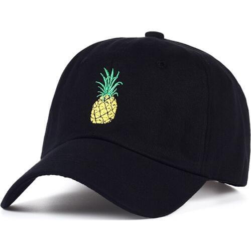 2017 new Women Hip Hop Baseball Cap Fruit pineapple Summer Mens Sun Hat Teen Ladys snapback Caps suit for teens adults