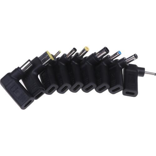 New Laptop Charger Adapter Converter USB Type C Female DC Power Jack for Lenovo Asus Adapter Laptop