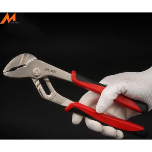 7/8/10/12/16-Inch Water Pump Pliers Angle Nose Slip Joint Quick-Release Adjustable Pipe Plumber Hand Tools