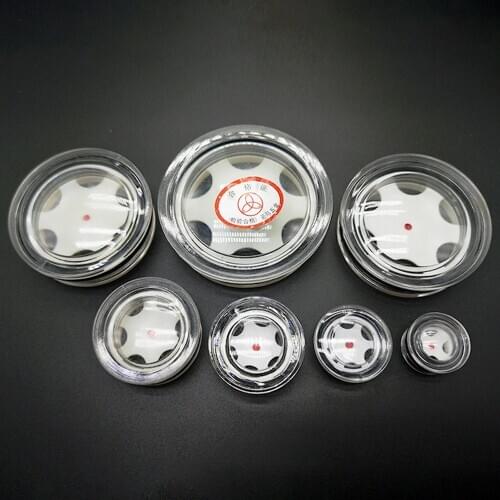 20 25 32 38 40 45 55 65mm OD Press Fit Plastic Oil Level Sight Glass Window Round Head For Air Compressor Gearbox
