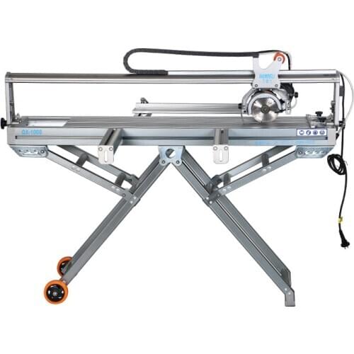 QX-800 Manual type ceramic tile stone cutting machine home desktop multi-function 45 degree chamfering electric waterjet