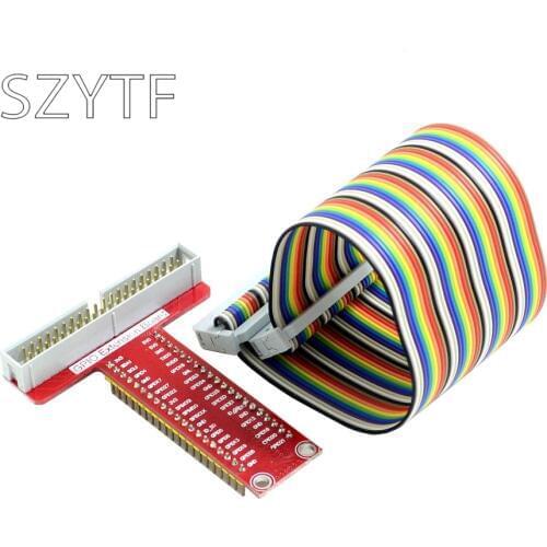 Raspberry Pi 3 B + Accessories T type GPIO expansion board + Raspberry pi 40P cable