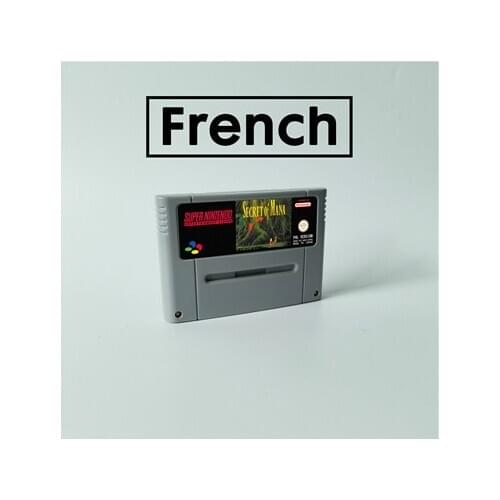 Secret of Mana - French Language - RPG Game Card EUR Version Battery Save