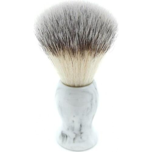 TEYO Synthetic Shaving Brush of Landscape Handle Perfect for Man Wet Shave Kits Cream Safety Double Edge Razor