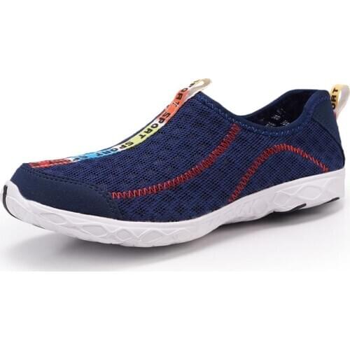 Slip On Outdoor Water Shoes Couples Aqua Swimming Shoes Men Women Mesh Breathable Sports Shoe Upstream Sneakers Trekking Slipper