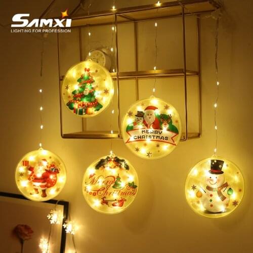 LED String Light Room Decoration Accessories Christmas Hanging Lights USB Plug Holiday Lamp Merry Christmas LED Lamps For Home
