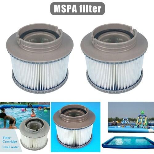 1/2 Pcs Filter Cartridges Strainer Replacement Durable for MSPA Hot Tub Spas Swimming Pool JW