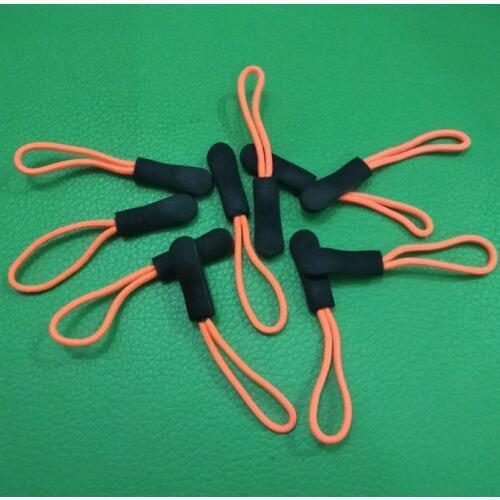 10PCS Zipper Rope Tag Fixer Zip Cord Tab Replacement Clip slider Buckle Travel Bag Suitcase Clothes Tent Backpack FW218