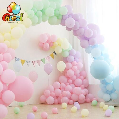 100pcs 5 inch Latex Balloon Macaron Color Wedding Decoration Baloons Baby Birthday Party supplies Valentines Day Decor Balloon