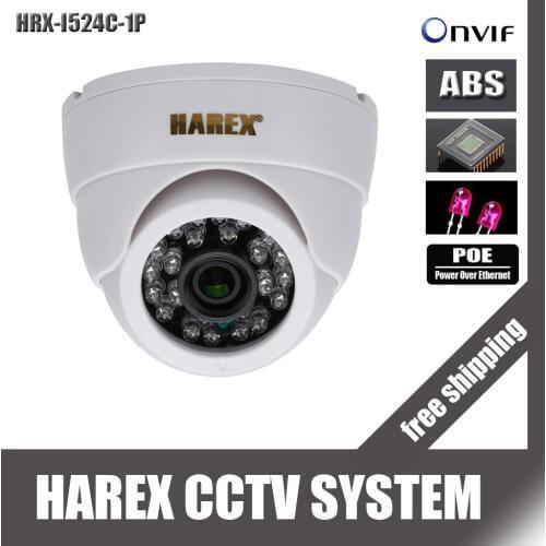 1280*720P 1.0MP POE 24pcs leds IP Dome Camera ONVIF indoor IR-CUT Night Vision Plug and Play, free shipping