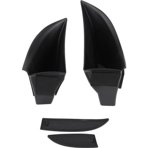 2PCS Car Front Door Storage Box Organizer Holder for Mercedes Benz S-Class W222 2014 2015 2016 2017 2018