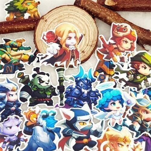 20 pcs/pack Paper Cartoon knight characte Sticker Toys The Luggage Stickers For Moto Car & Suitcase Cool Fashion Laptop stickers