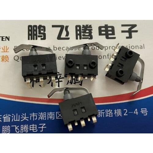 4pcs for ALPS SPVQ370800 waterproof dustproof bent curved feet 3pin micro switch for car door lock with handle