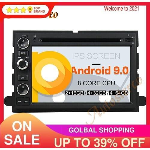 Android 9 PX5/PX6 Car DVD Multimedia Player GPS Navigation For Ford Fusion/Explorer/F150/ Edge/Expedition Auto Radio Head Unit