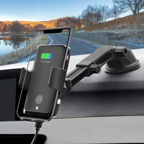 Car Wireless Charger,Smart Sensor and Fast Wireless,Car Mount Air Vent Phone Holder for iPhone 11/11 Pro/X/XR/Samsung S10 S9 S8